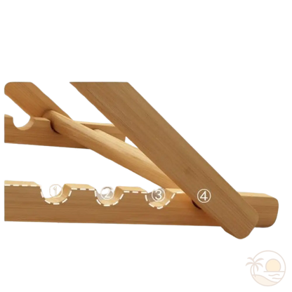 chaise longue de plage reglages