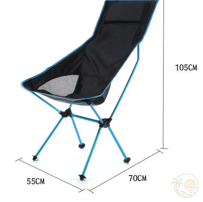 chaise pliable de plage bleu clair dimensions