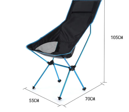 chaise pliable de plage bleu clair dimensions