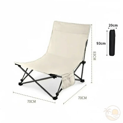 chaise transat de plage blanche
