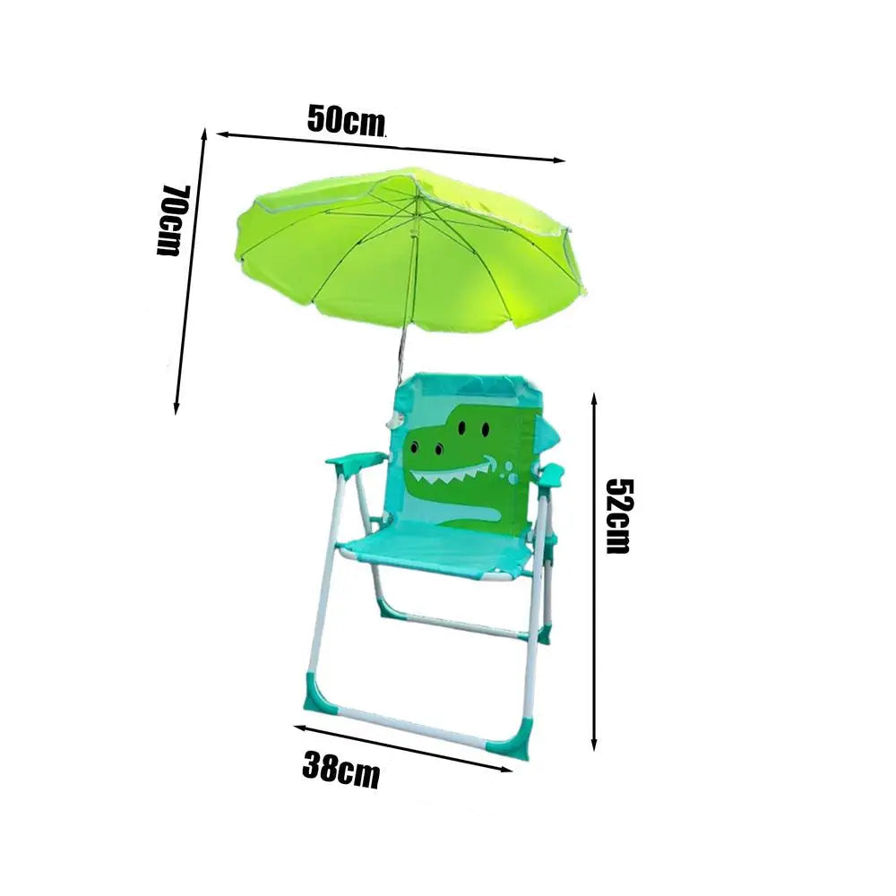chaises de plage enfant vert
