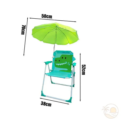 chaises de plage enfant vert