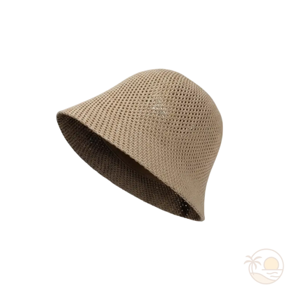 chapeau bob femme beige