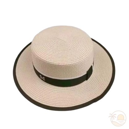 chapeau fedora beige