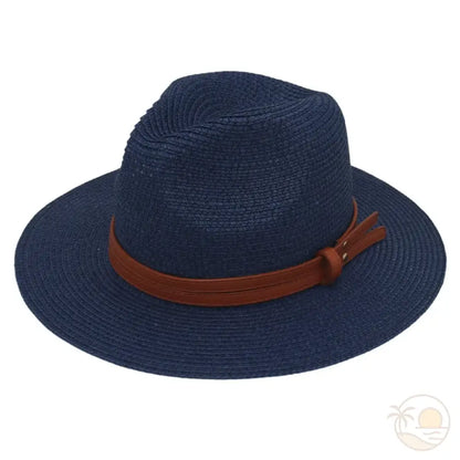 chapeau fedora femme bleu marine
