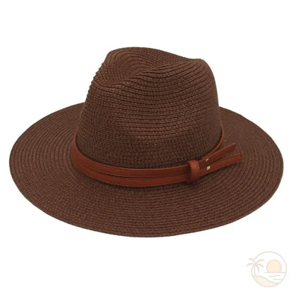 chapeau fedora femme marron foncé