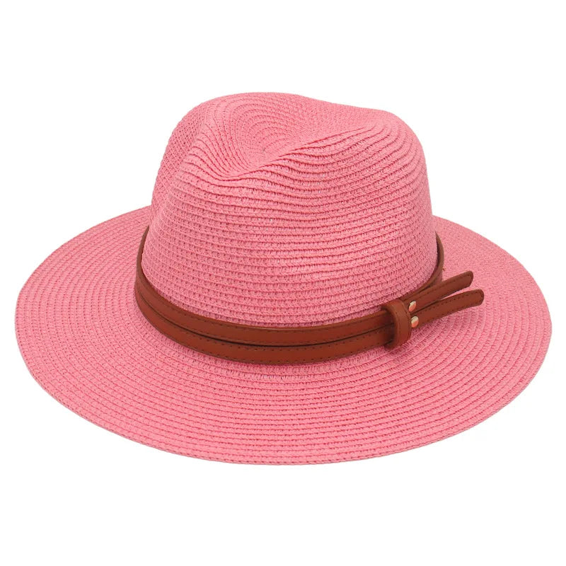 chapeau fedora femme rose