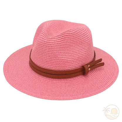 chapeau fedora femme rose