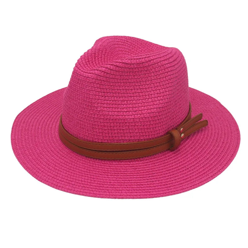 chapeau fedora femme rose fushia