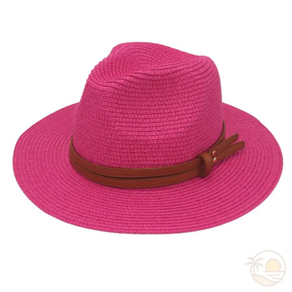 chapeau fedora femme rose fushia