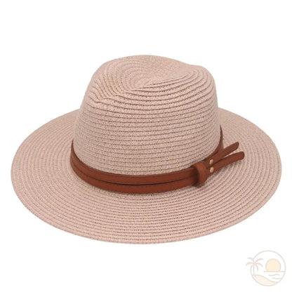 chapeau fedora femme rose poudre