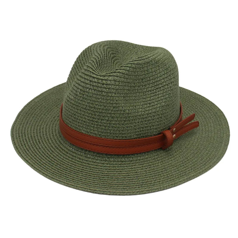 chapeau fedora femme vert kaki