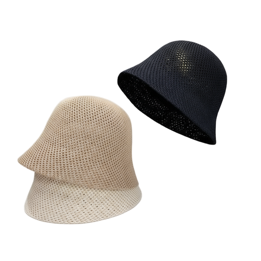 chapeaux bob femme beige blanc noir