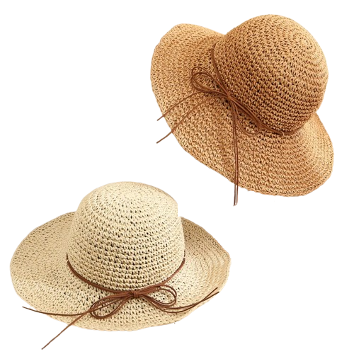 chapeaux capeline beige marron clair