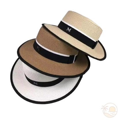 chapeaux fedora blanc marron beige