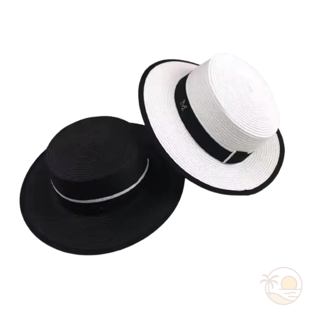 chapeaux fedora noir blanc