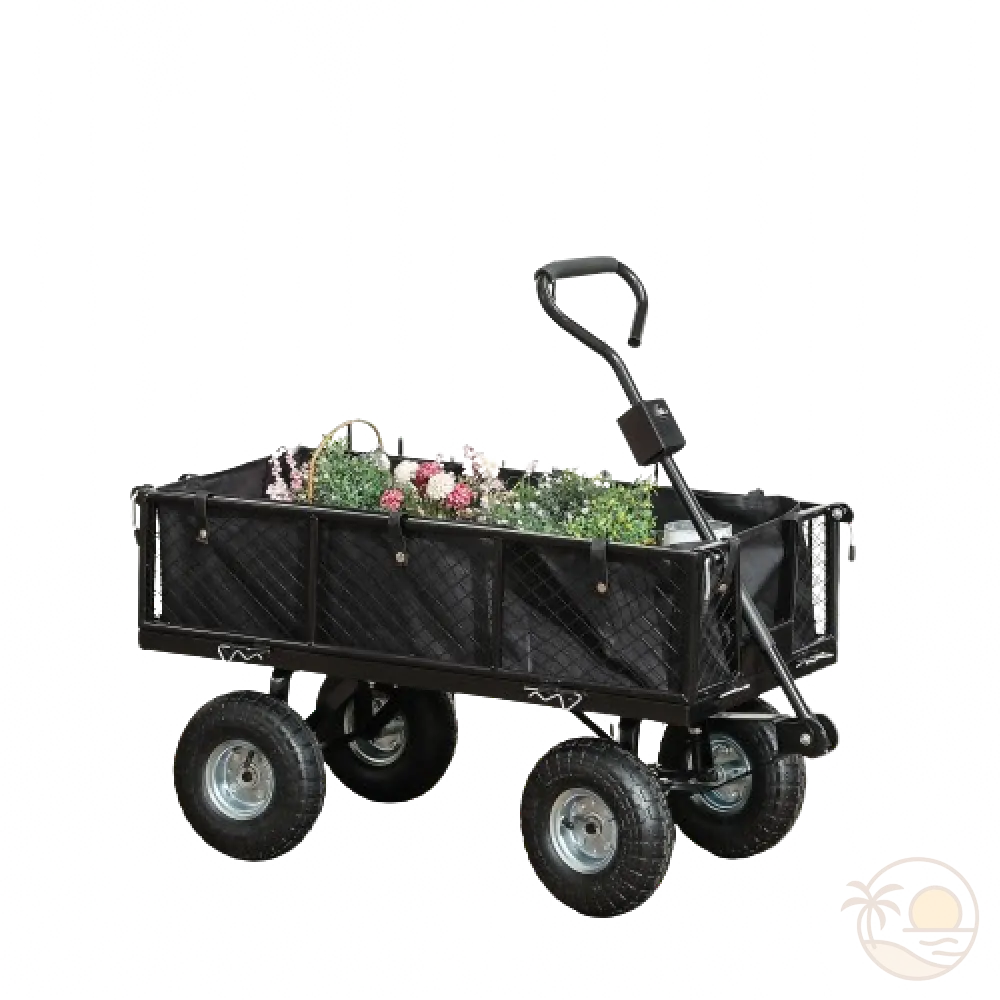 chariot de plage grosses roues plein