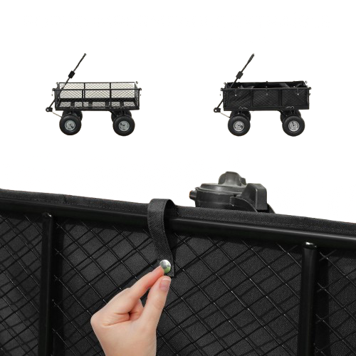 chariot de plage grosses roues toile amovible