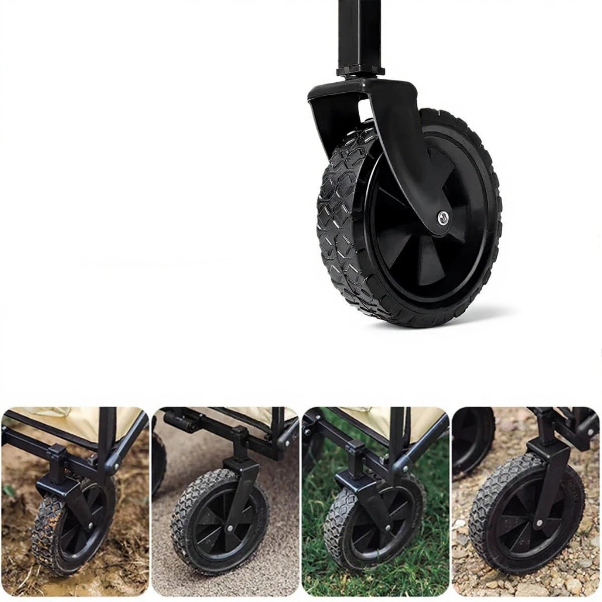 chariot de plage pliant roues