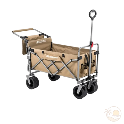 chariot de plage tout terrain beige