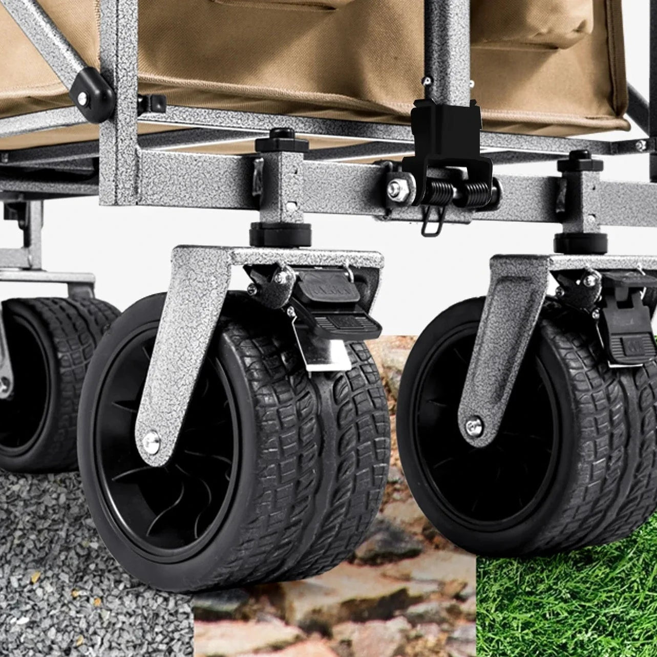 chariot de plage tout terrain roues