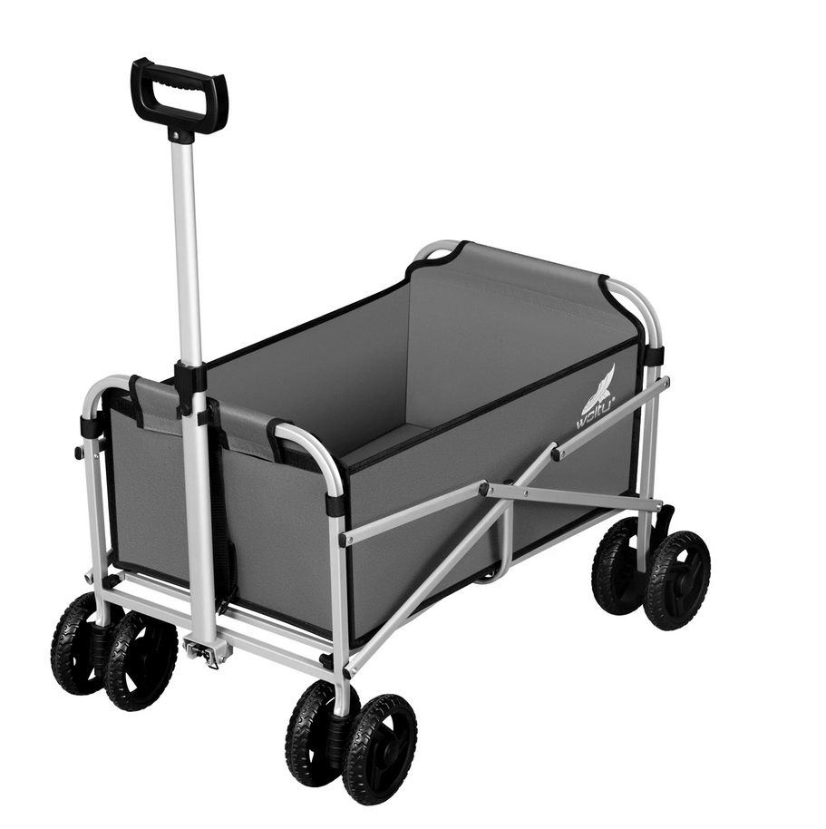 chariot de transport plage gris