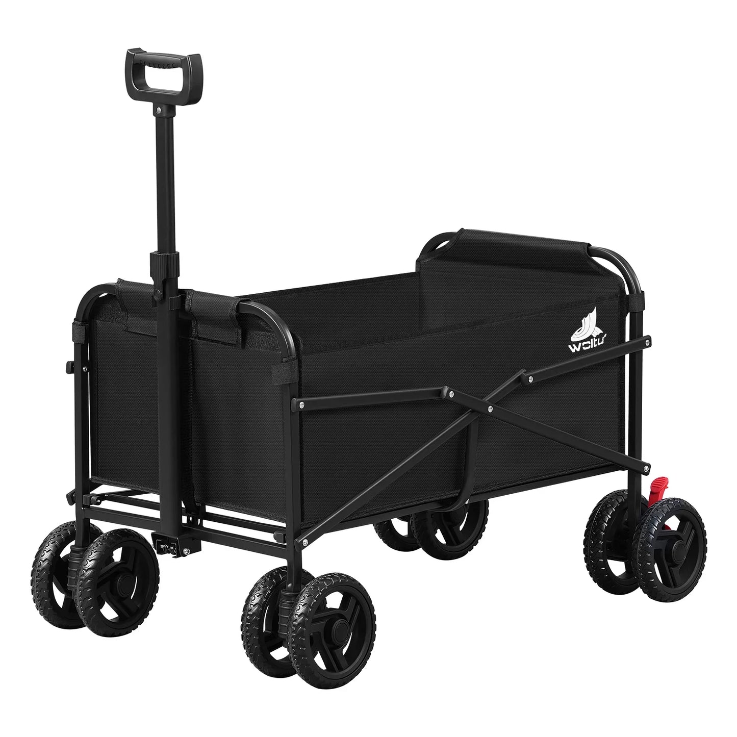 chariot de transport plage noir