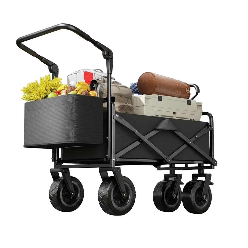 chariot pliable de plage plein