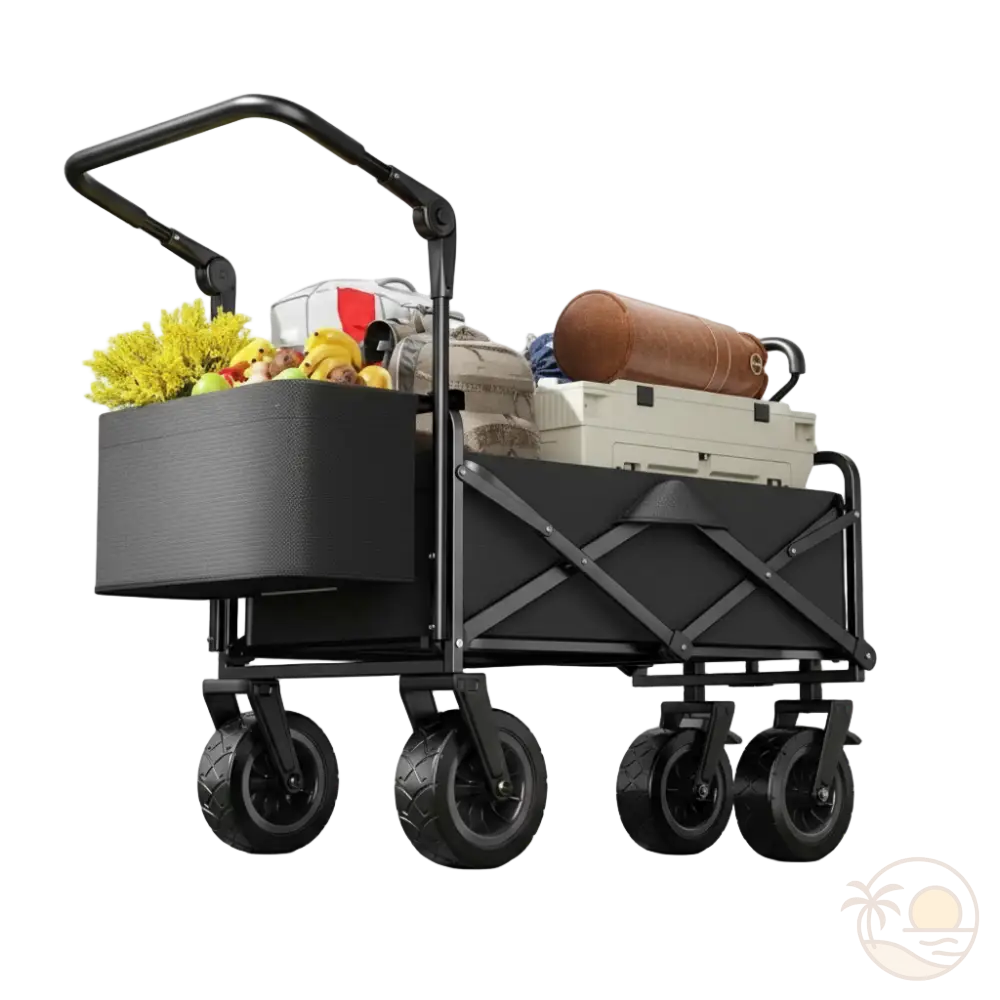 chariot pliable de plage plein