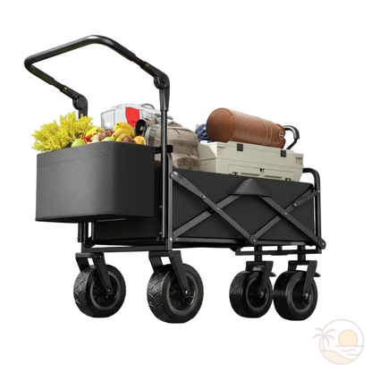 chariot pliable de plage plein