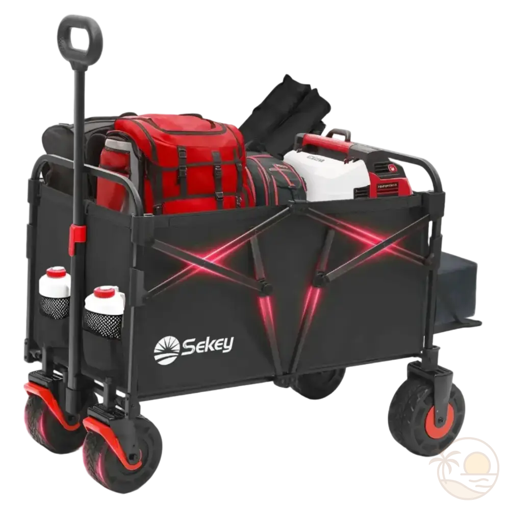 chariot pliant de plage charge