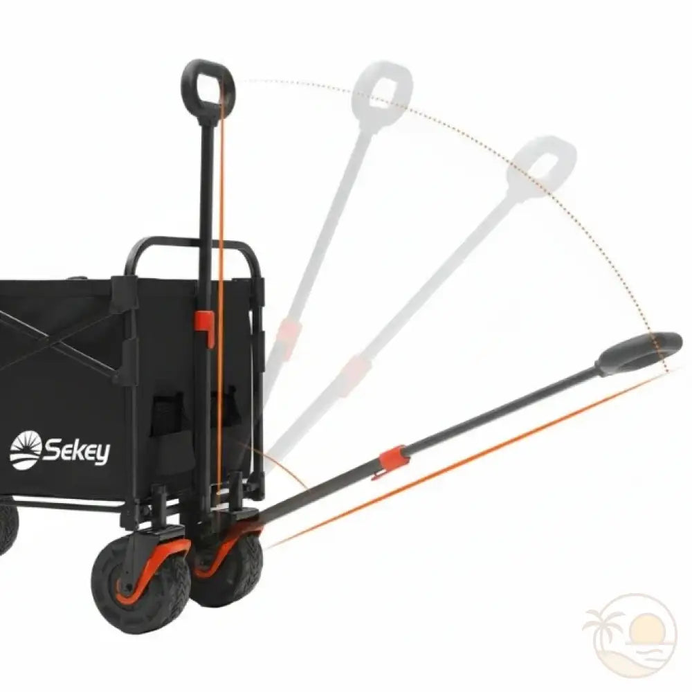 chariot pliant de plage poignee retractable