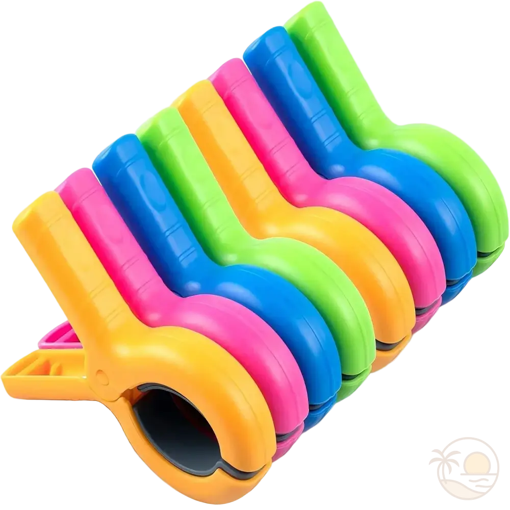 clip serviette de plage lot de 8