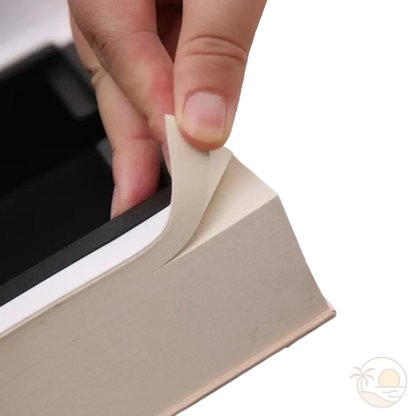 coffre de plage livre ouvert pages