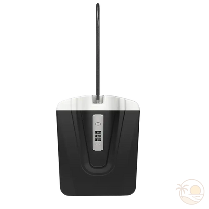 coffre fort plage noir blanc