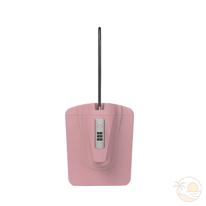coffre fort plage rose