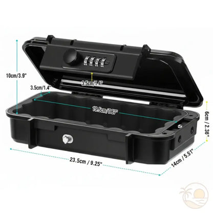 coffre securise plage dimensions