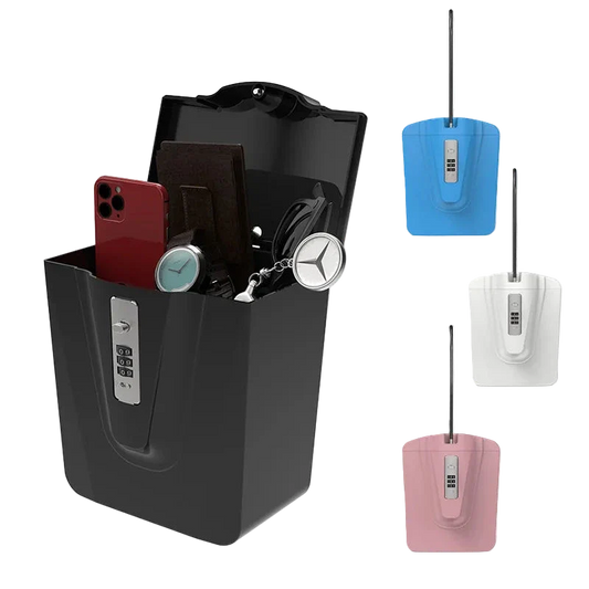 coffres forts plage noir rose blanc bleu