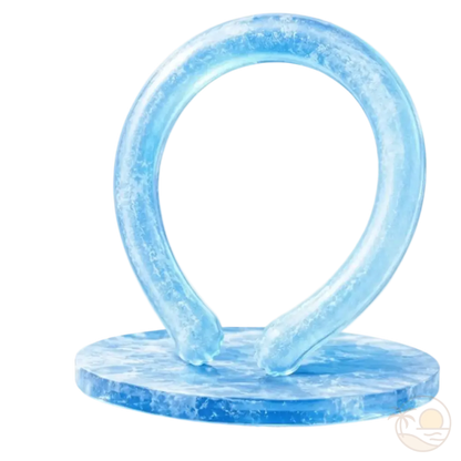 colliers rafraichissant bleu gel glace
