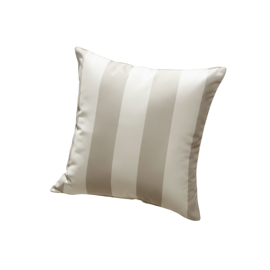 coussin de plage beige 1