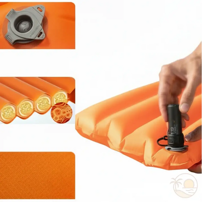 coussin de plage en plastique gonflable gonflement