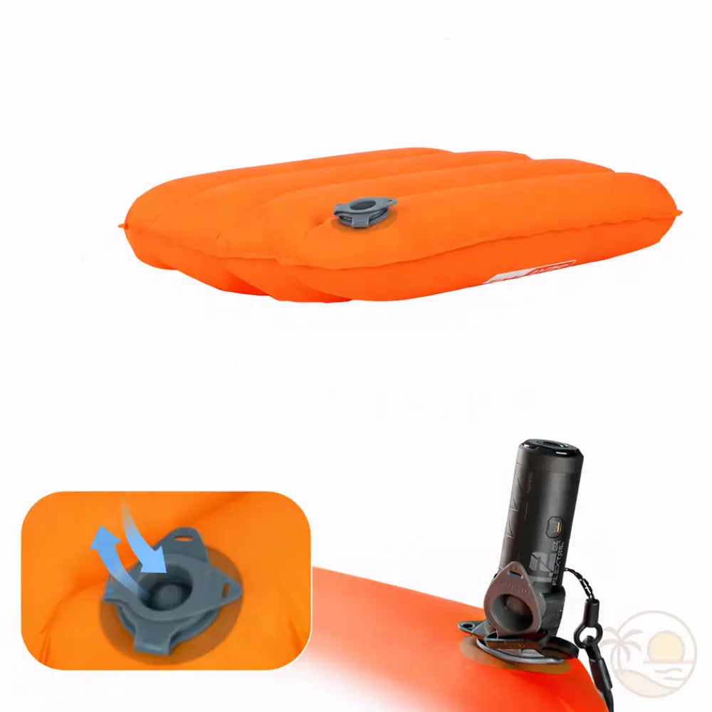 coussin de plage en plastique gonflable valves