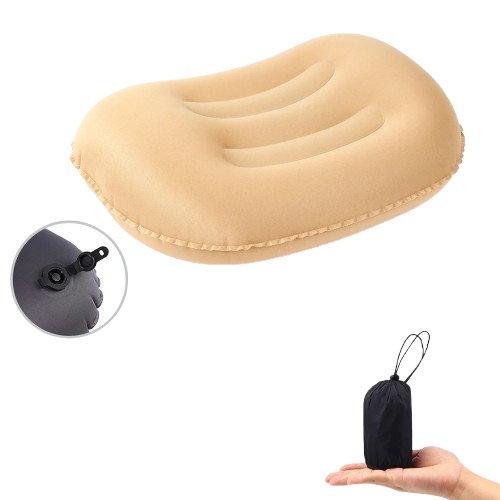 coussin de plage eponge beige recto verso