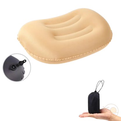 coussin de plage eponge beige recto verso