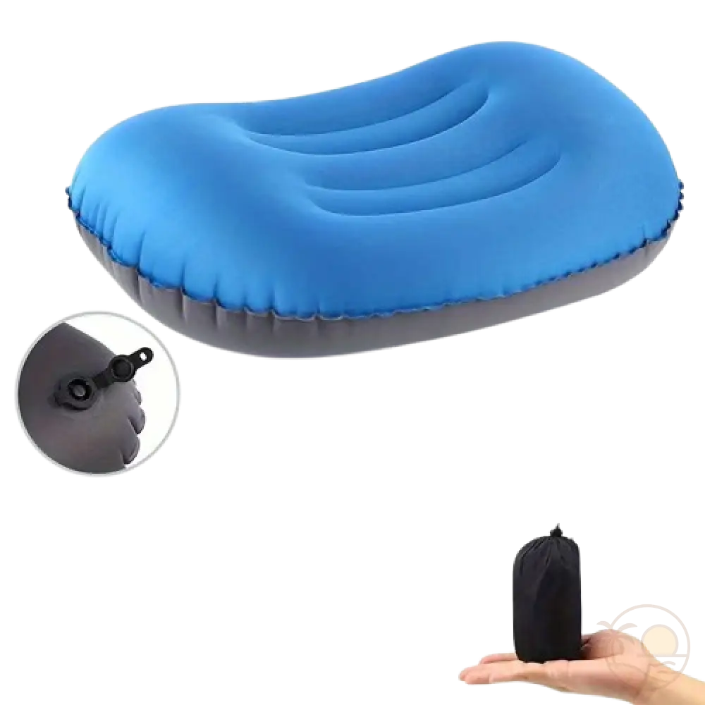 coussin de plage eponge bleu