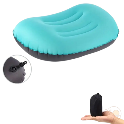 coussin de plage eponge bleu turquoise