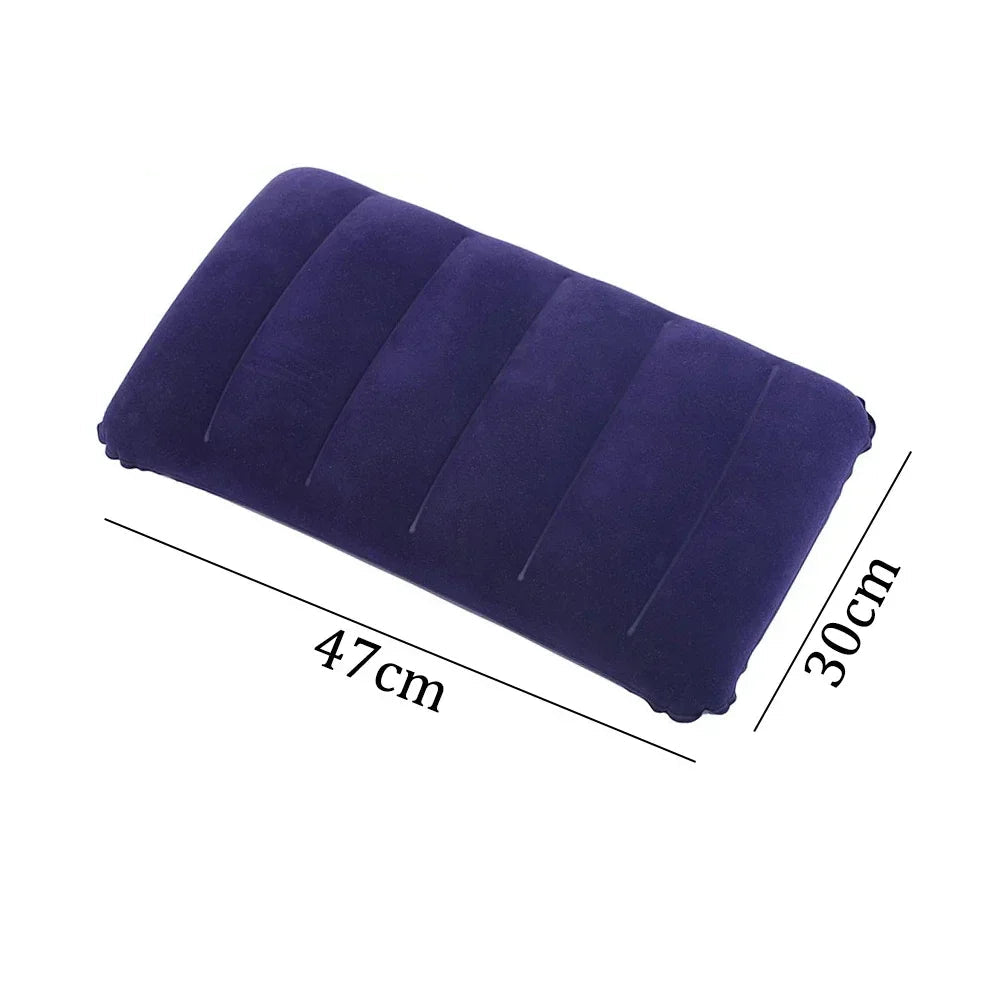 coussin de plage gonflable bleu marine