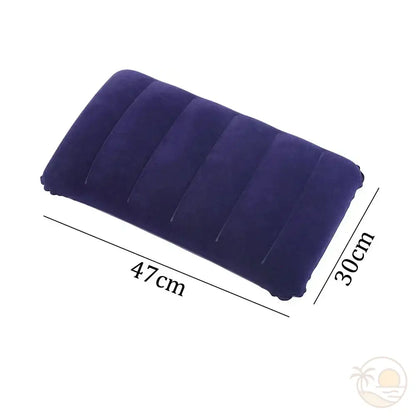 coussin de plage gonflable bleu marine