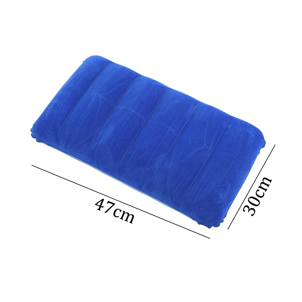 coussin de plage gonflable bleu roi