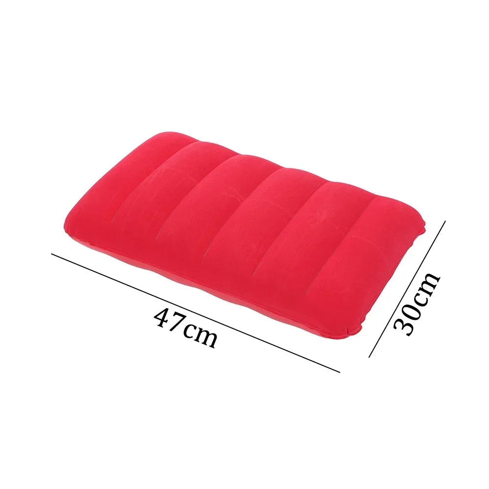 coussin de plage gonflable rouge